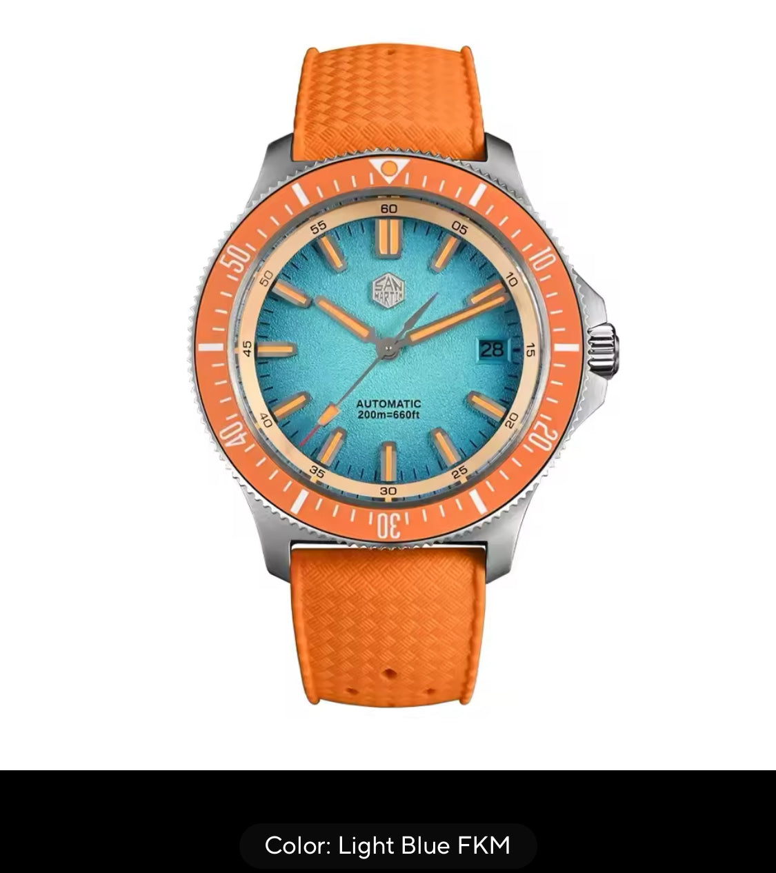 San Martin 40mm Dive Watch Original Design NH35 Automatic Mechanical Fashion Men Watch Sapphire Waterproof 200m Luminous SN0118