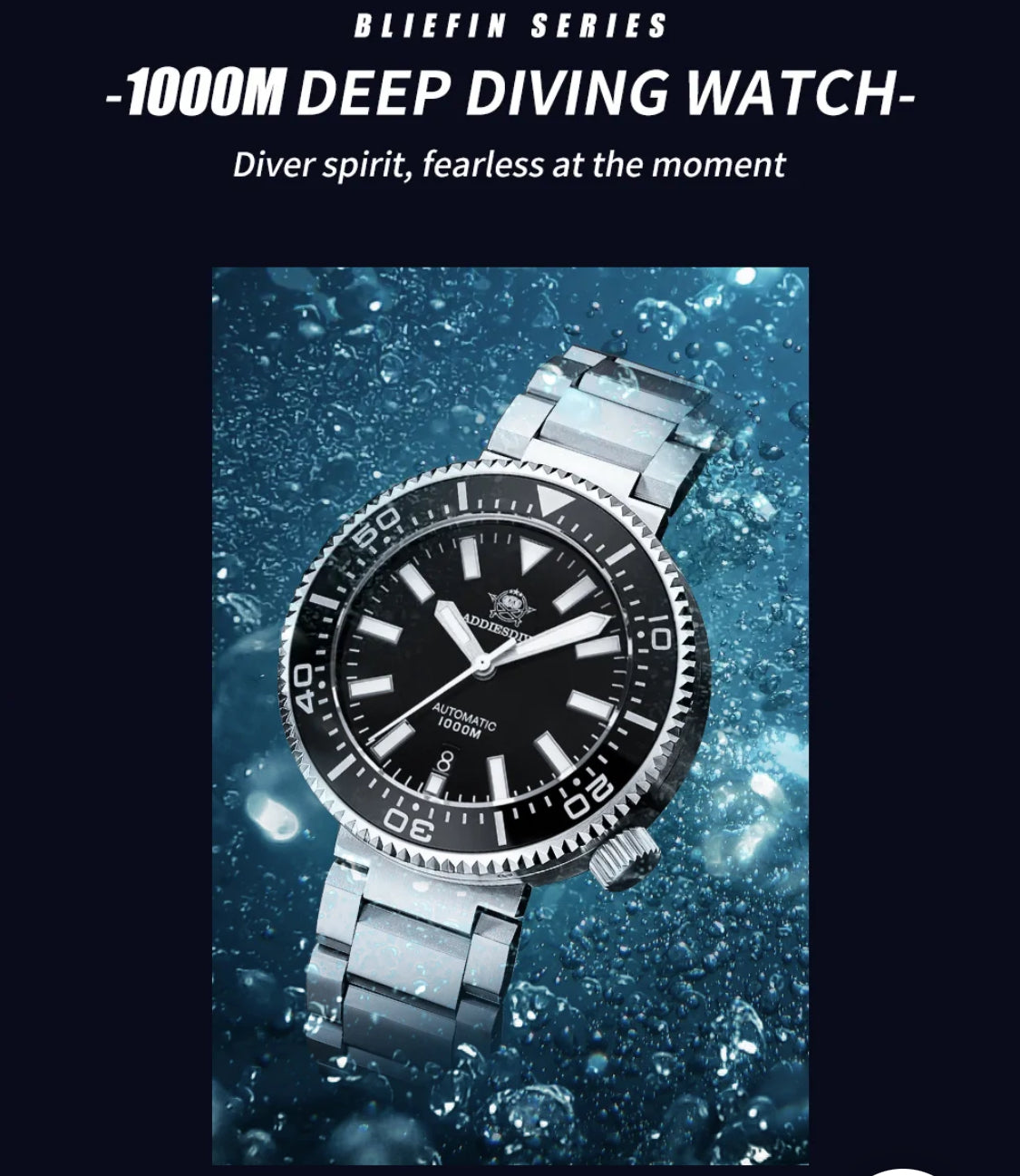 ADDIESDIVE Men's Luxury Watch