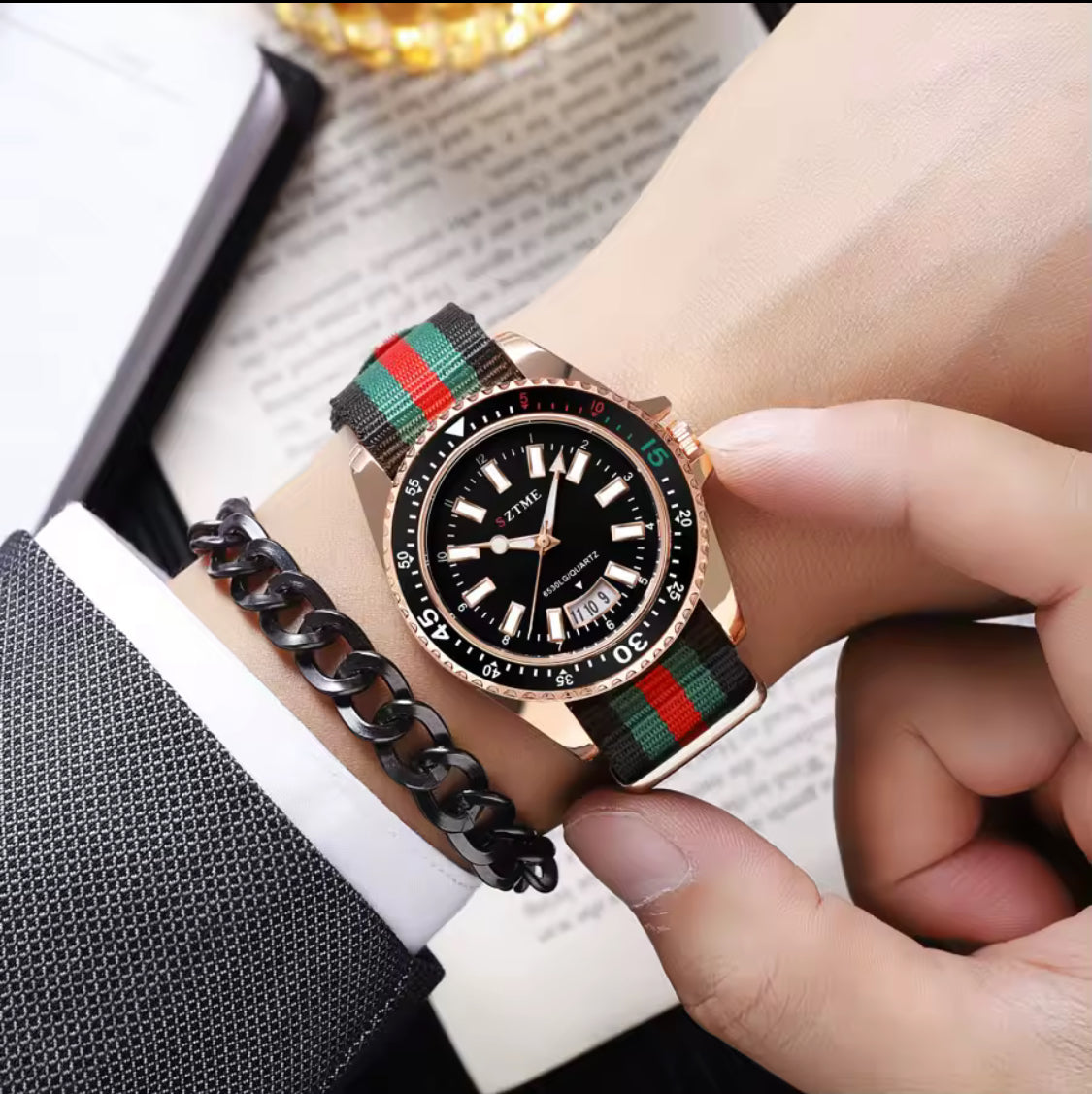 Sztme quartz watch